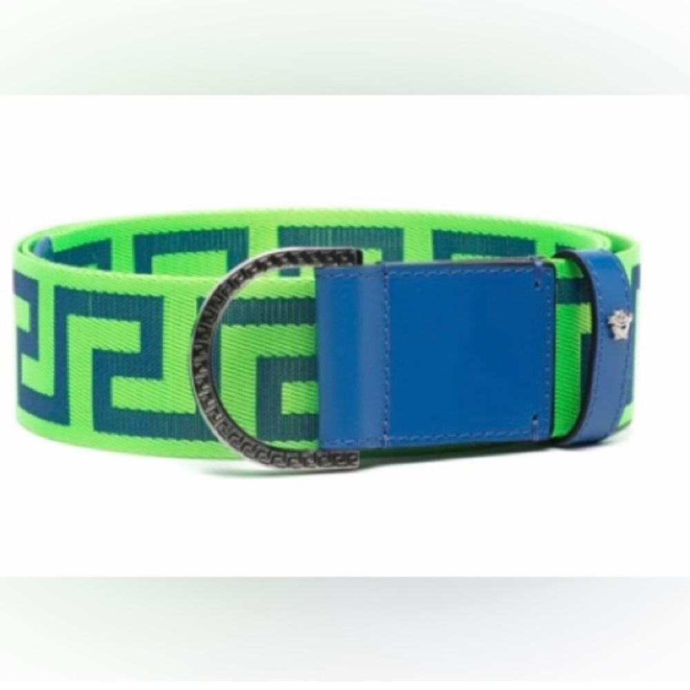 Versace Greca-pattern ribbon belt NEW (AUTHENTIC)